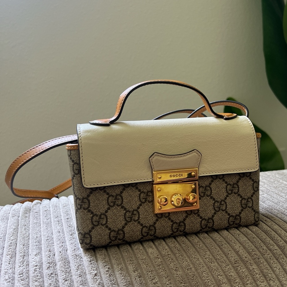 Gucci Padlock Top Handle Bag. Only worn twice. Very clean.
